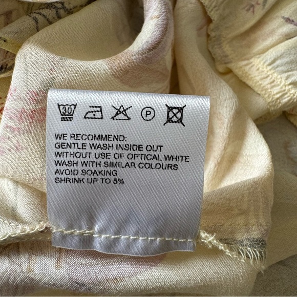 RAVN x Revolve Yellow Floral Wrap Dress size Small - Picture 11 of 11